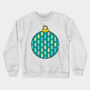 Christmas ice cream ball Crewneck Sweatshirt